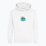 Bluza dziecięca z kapturem „Wieloryb Wiedzy”