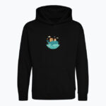 Bluza dziecięca z kapturem „Wieloryb Wiedzy” - obrazek 2